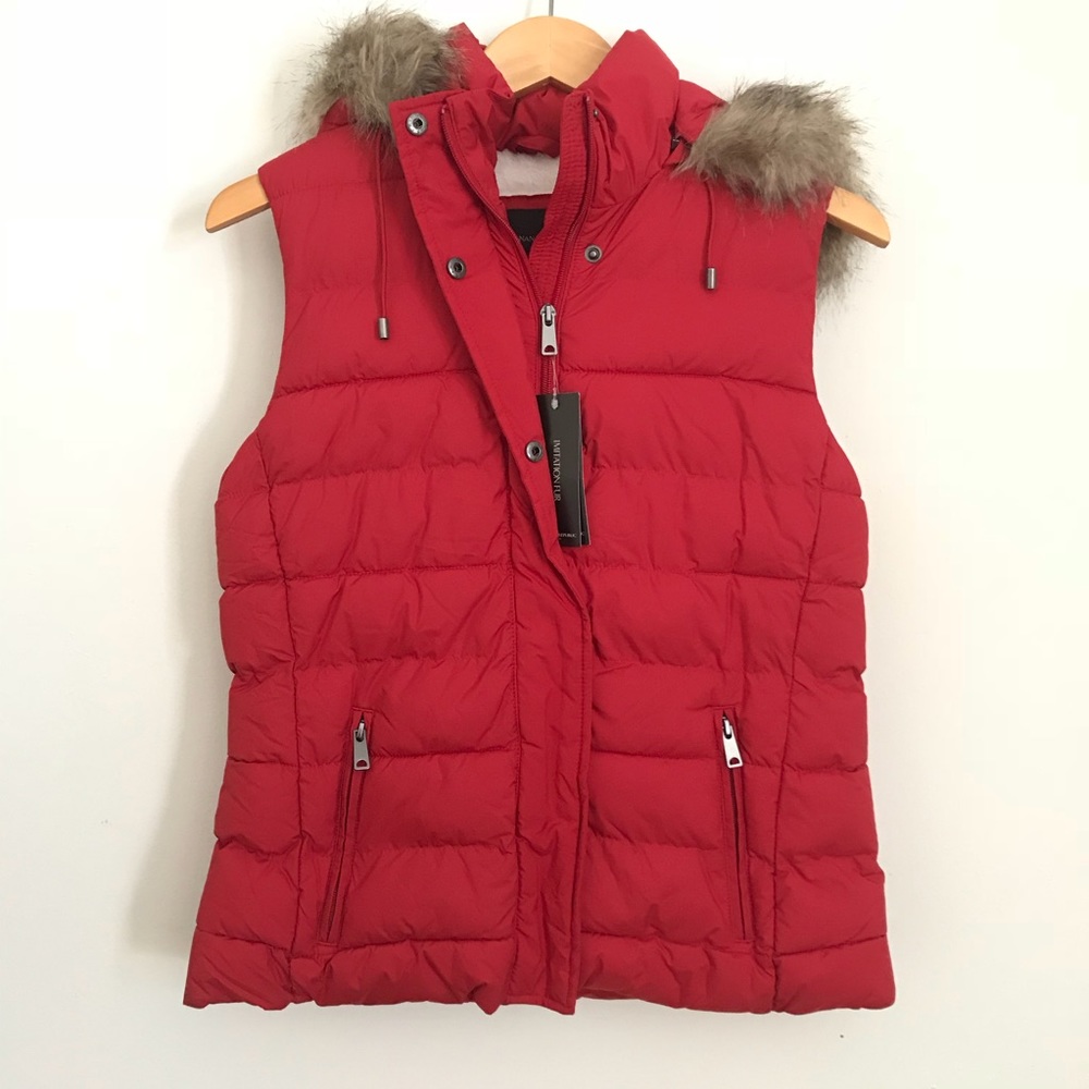 NWT Banana Republic Red Vest
